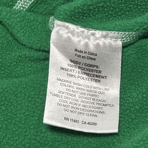 Saskatchewan Roughriders XL New Era Green Stream CFL Football Hooded Sweatshirt - Picture 8 of 9